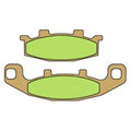 Vesrah VD-427/2JL Front Sintered Metal Brake Pads