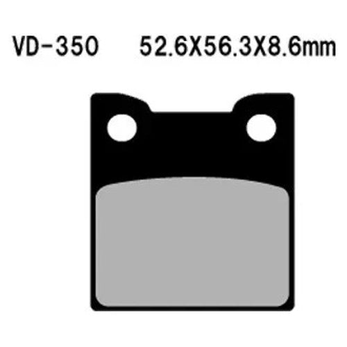 Vesrah VD-350 Rear Organic Semi-Metallic Brake Pads