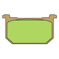 For Kawasaki KZ1000 1982-1983 Vesrah VD-420/2JL Front Sintered Metal Brake Pads