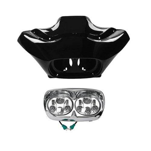Inner Outer Fairing W/ Headlight Fit For Harley Touring Road Glide 1998-2013