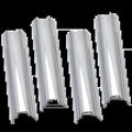 S&S Cycle Chrome Pushrod Cover Keeper Set for Harley Big Twins, 2.6 in