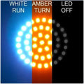 Letric Lighting Premium Bullet Style Switchbacks White for Powersports Vehicles