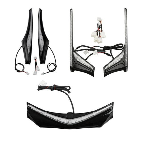 Saddlebag Accent Rear Fender Vertical Light Fit For Honda GL1800 12-17 F6B 13-17