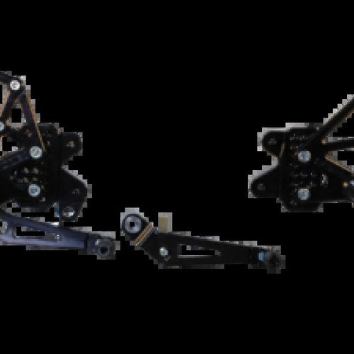 Vortex Racing RS582K Rear Set for Suzuki GSX-R600/750 2011-2023, Black