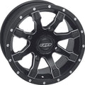 QuadBoss Grinder 14x7 Power For Sports Wheel With 4+3 Offset And Black Finish