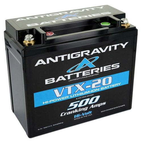 Antigravity Batteries VTX-20 16V Lithium Race Battery – For 500 Cranking Amps