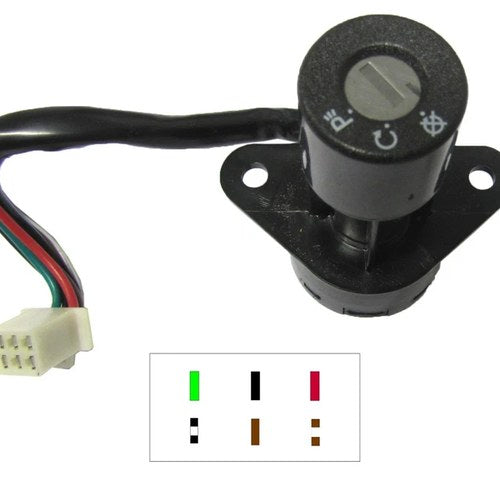 Ignition Switch For Suzuki GS125ES(6 Wires)& Chinese Models (Each)