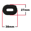 Side Panel Rubbers Honda Style 38mm x 27mm Oval Hole (Per 10)