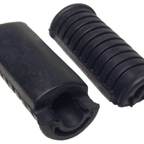 Footrest Rubbers 16mm Round Fitting & 110mm Long (Pair)