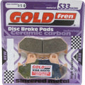 Goldfren S33 Brake Pads Rear For Honda CX 500 Tcc Turbo 1983