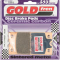 Goldfren S33 Brake Pads Front For Mz/Muz Saxon 150 1995