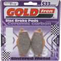 Goldfren S33 Brake Pads Front For Linhai Eggy 125cc (Scooter) 2007-2009