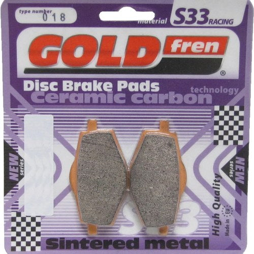 Goldfren S33 Brake Pads Rear For Yamaha XT 600 E 1992-1994