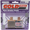 Goldfren S33 Brake Pads Front For Keeway Hacker 125 2008-2010