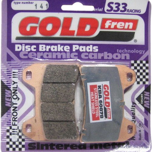 Goldfren S33 Brake Pads Front For Husqvarna SM 610 (6 bolt front disc) 1998-1999