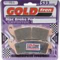 Goldfren S33 Brake Pads Front For Peugeot SV 250 2001-2002