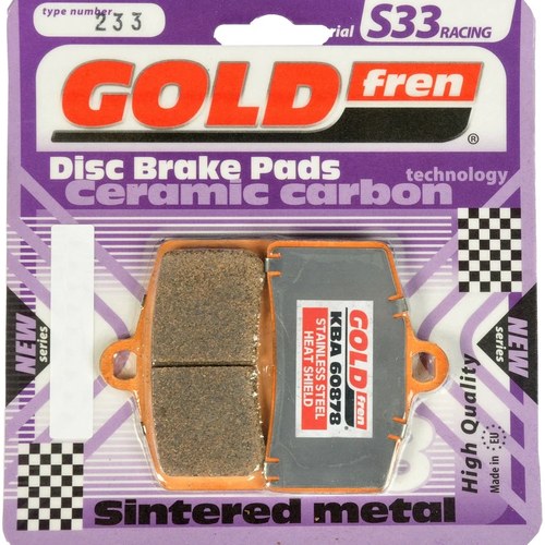 Goldfren S33 Brake Pads Front For Mh/Motorhispania MH7 Naked 125cc/A/C 2008-2014