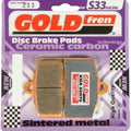 Goldfren S33 Brake Pads Front For Mh/Motorhispania MH7 Naked 125cc/A/C 2008-2014