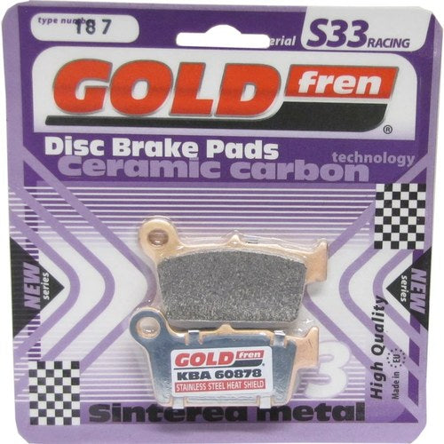 Goldfren S33 Brake Pads Rear For Gas-Gas EC 300 F (All Models/4T) 2013-2015