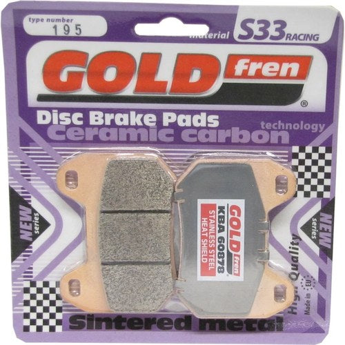 Goldfren S33 Brake Pads Rear For Bmw R1200 CL 2002-2004