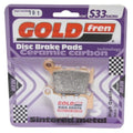 Goldfren S33 Brake Pads Rear For Ktm Exc 300 (Upside down forks) 2009-2019