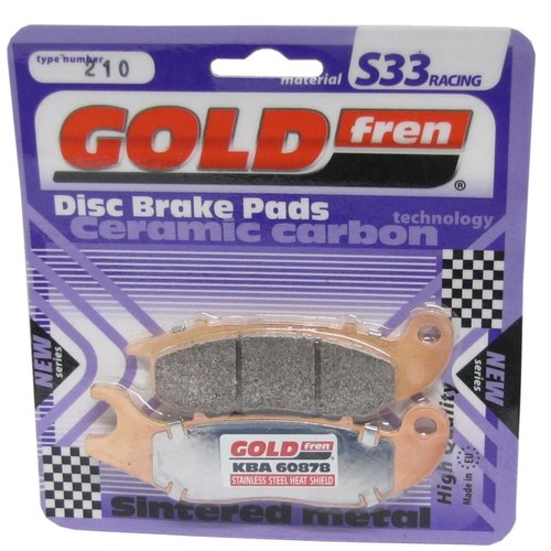 Goldfren S33 Brake Pads Front For Rieju RS2 50 FR 2009-2010