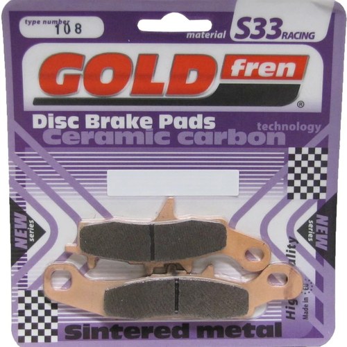 Goldfren S33 Brake Pads Front For Kawasaki KX 80 R7/W1/W2/W3 1997-2000