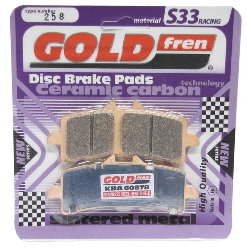 Goldfren S33 Brake Pads Front For Ducati Diavel Diesel 1262cc 2017-2018