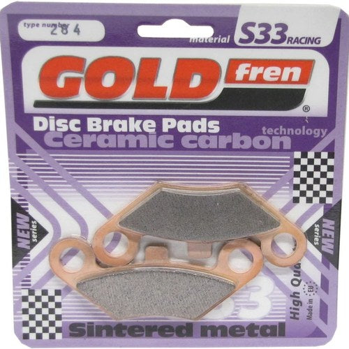 Goldfren S33 Brake Pads Rear For Ajs Crazy 50 Naked 2013-2014
