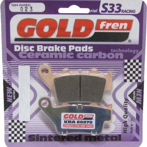 Goldfren S33 Brake Pads Rear For Yamaha TT 600 RE (5CH5) 2004