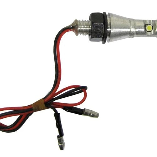 Number Plate Light LED Bullet design with rear bolt mount