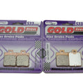 Goldfren S33 Brake Pads Front For Piaggio 300 ie MP3 Yourban 2011-2016