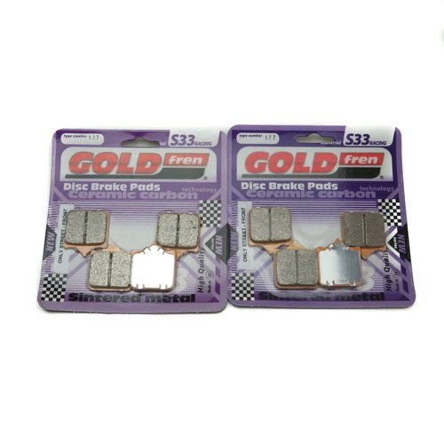 Goldfren S33 Brake Pads Front For Ktm 990 Supermoto T (SM-T) 2009-2013