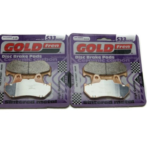 Goldfren S33 Brake Pads Front For Honda VF 1000 RE/RF/RG 1984-1986
