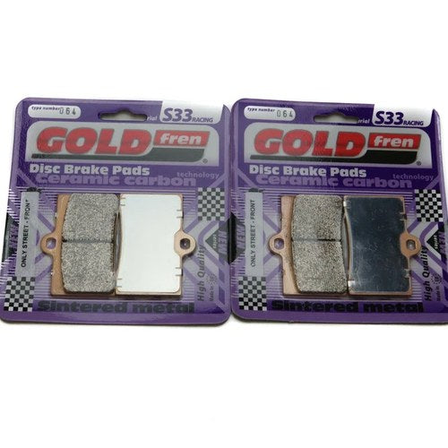 Goldfren S33 Brake Pads Front For Ducati 748 SP 1998