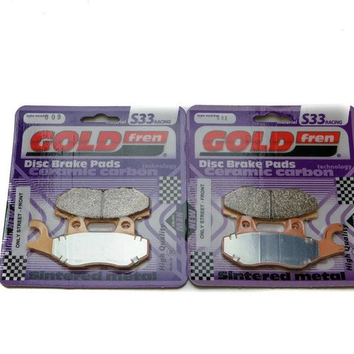 Goldfren S33 Brake Pads Front For Kawasaki Krf 800 Teryx 4 Camo 2014-2018