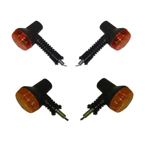 Indicators Complete Set of 4 Front & Rear For Kawasaki Klr 600 KL600B 1985-1994