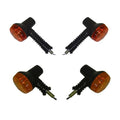 Winkers Complete Set of 4 Front & Rear For Kawasaki Klr 600 KL600A 1984-1990