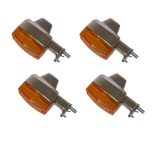 Blinkers Set of 4 Front & Rear For Suzuki GS 125 ES Front Disc Model 1982-1988