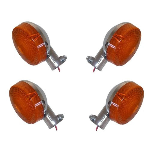 Blinkers Complete Set of 4 Front & Rear For Honda CB 500 K Four 1974