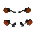 Turn Signals Complete Set of 4 Front & Rear For Honda XL 125 S (Drum Model) 1979