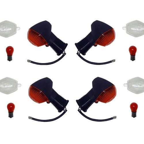 Turn Signals Set of 4 Front & Rear For Suzuki DR-Z 400 SM E/Start 2005-2012