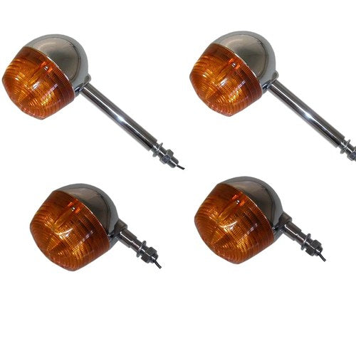 Turn Signals Set of 4 Front & Rear For Suzuki TS 250 P.E.I Model 1971-1972