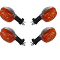 Turn Signals Complete Set of 4 Front & Rear For Yamaha YB 100 1981-1985