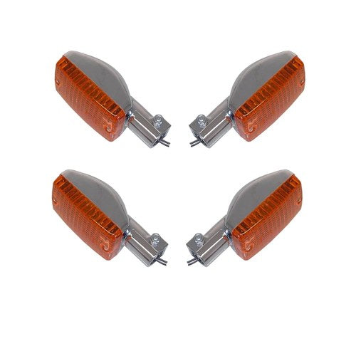 Turn Signals Complete Set of 4 Front & Rear For Yamaha XJ 550 1981-1984