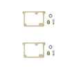 2x Carb Carburettor Repair Kit For Yamaha RD 350 Nii Ypvs (Naked) 1986