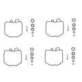 4x Carb Carburettor Repair Kit For Honda CB 900 Custom 1982