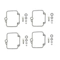 4x Carb Carburettor Repair Kit For Suzuki Gsx 600 F 1991