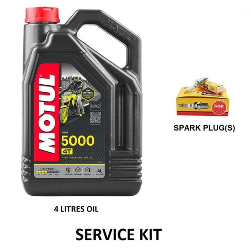 Service Kit For Indian Ftr 1200 R Carbon ABS 2021 (Oil & Spark Plug)