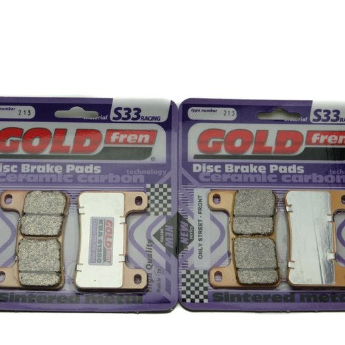 Goldfren S33 Brake Pads Front For Suzuki DL 1000 AL4-AL9 V-Strom (ABS) 2014-2019